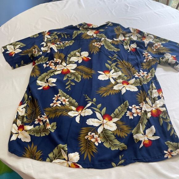 Two Palms Hawaiian Button Up Shirt Size 2XL - Picture 4 of 5